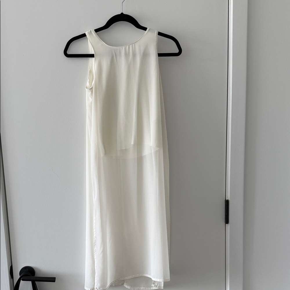 AX Paris Ivory High Low Dress